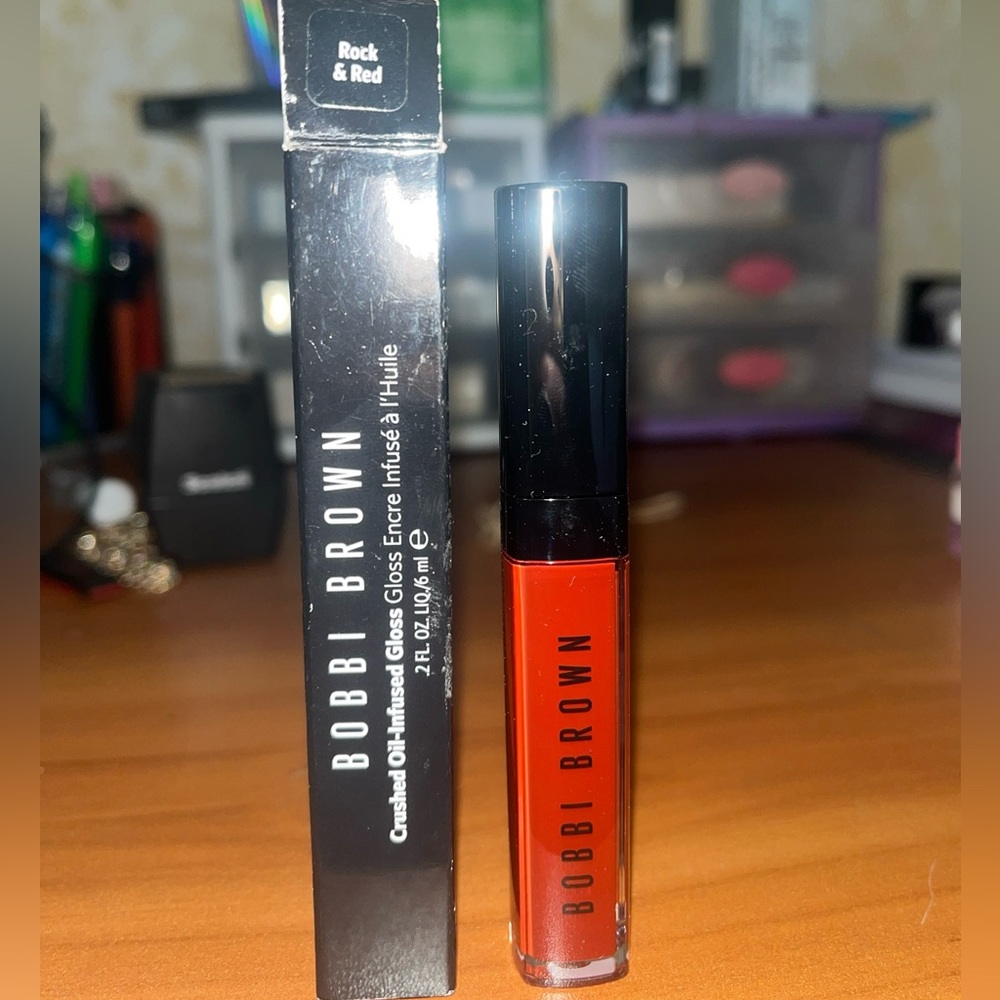 Bobbi Brown Crushed Oil-infused Gloss ROCK & RED New & Boxed Full Size NIB